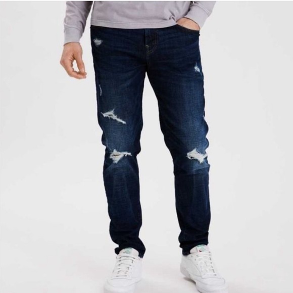 Men's American Eagle Next Level Air-Flex Athletic Jeans Size 28 x 32 - Picture 4 of 6